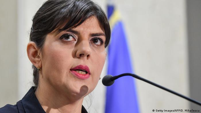 Rumänien Bukarest - Laura Codruta Kovesi der Antikorruptionsbehörde (Getty Images/AFP/D. Mihailescu)