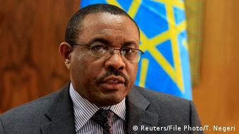 Former Ethiopian Prime Minister Hailemariam Desalegn 