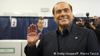 Italien Wahl 2018 | Rechtes Parteienbündnis laut Prognosen vorn | Berlusconi (Getty Images/P. Marco Tacca)