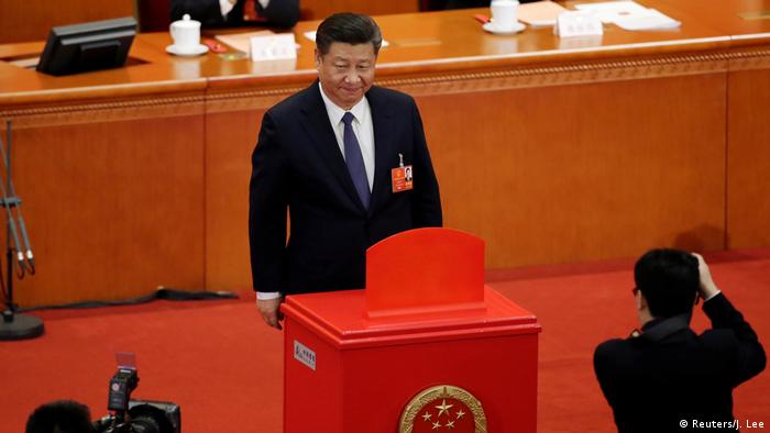 China Nationaler Volkskongress 2018 in Peking | Präsident Xi Jinping (Reuters/J. Lee)