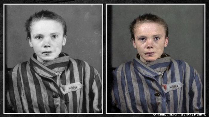 Auschwitz Color Photo A 14 Year Old Girl Not Just A Statistic