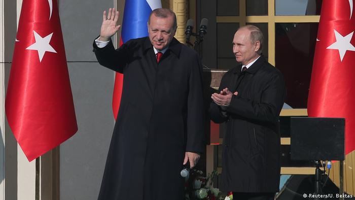 Türkei Recep Erdogan & Wladimir Putin in Ankara | Grundsteinlegung-Zeremonie Akkuyu AKW (Reuters/U. Bektas)