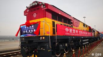 ÖBB Erster direkter Güterzug von China nach Wien (ÖBB)