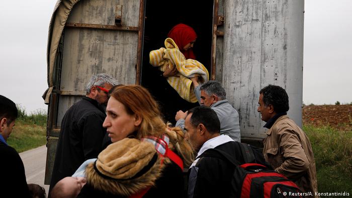 Griechenland Flüchtlinge auf der Landroute Türkei-Griechenland (Reuters/A. Konstantinidis)