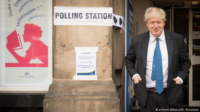 Großbritannien, London: Kommunalwahlen Boris Johnson (picture alliance/S. Rousseau)