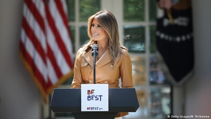 USA Washington Melania Trump stellt Kampagne Be Best vor (Getty Images/W. McNamee)
