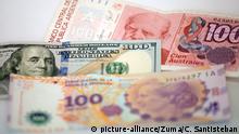 Argentinien Peso Scheine Währung