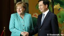 China Shenzhen Angela Merkel und Li Xi