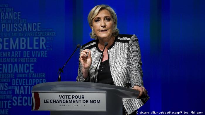 Marine Le Pen Rassemblement National (picture-alliance/dpa/Maxppp/P. Joel Philippon)