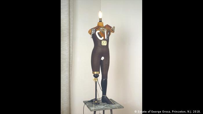 George Grosz (1893-1959)
The Petit-Bourgeois Philistine Heartfield Gone Wild. Electro-Mechanical Tatlin Sculpture
1920