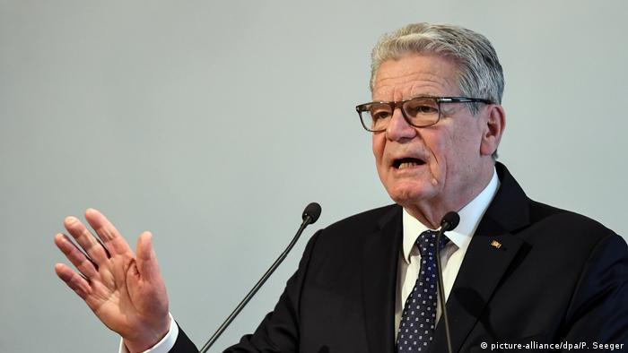 Joachim Gauck, expresidente de Alemania.