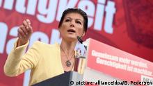 Deutschland, Leipzig: Sahra Wagenknecht beim Bundesparteitag der Partei Die Linke