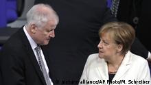 Horst Seehofer und Kanzlerin Merkel