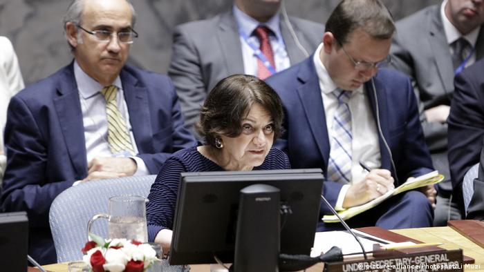 USA UN Sicherheitsrat Rosemary DiCarlo (picture-alliance/Photoshot/Li Muzi)