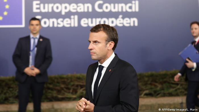 Belgien EU-Gipfel in Brüssel | Emmanuel Macron (AFP/Getty Images/L. Marin)