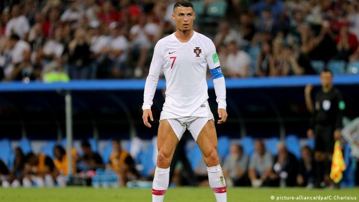 Cristiano Ronaldo en partido Portugal vs Uruguay, durante Mundial Rusia 2018