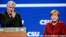 Archiv - Angela Merkel und Horst Seehofer