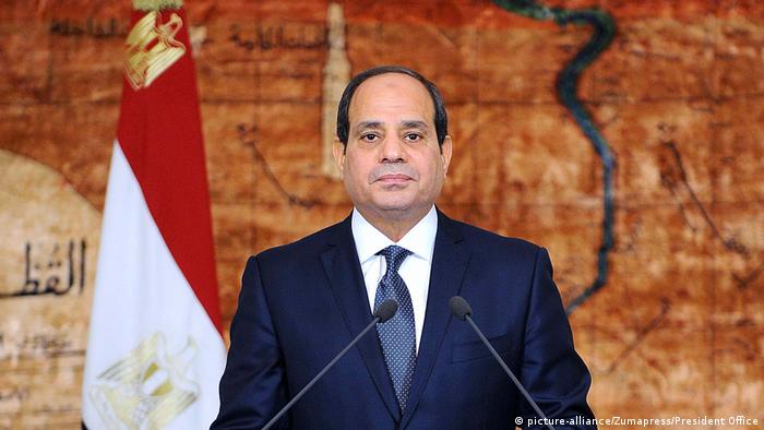 Ã„gypten PrÃ¤sident Abdel Fattah al-Sisi (picture-alliance/Zumapress/President Office)