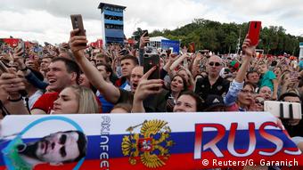 FIFA Russland WM 2018 Fanfest russische Nationalmannschaft in Moskau (Reuters/G. Garanich)