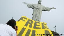 Brasilien Protest Freiheit für Lula da Silva, ehemaliger Präsident