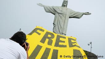 Brasilien Protest Freiheit für Lula da Silva, ehemaliger Präsident