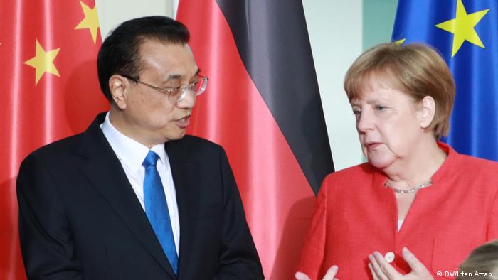 Merkel y Li Keqiang, este 9 de julio en la sede del Gobierno alemán, en Berlín