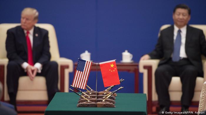 Peking Donald Trump Xi Jinping (Getty Images/AFP/N. Asfouri)