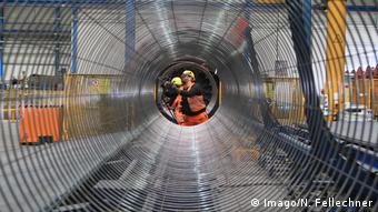 Покрытие бетоном труб для газопровода Северный поток - 2 на немецком предприятии Wasco Coatings