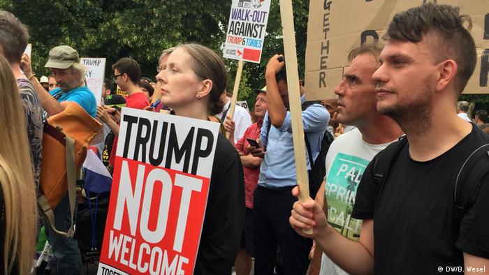 Großbritannien Anti-Trump Proteste in London