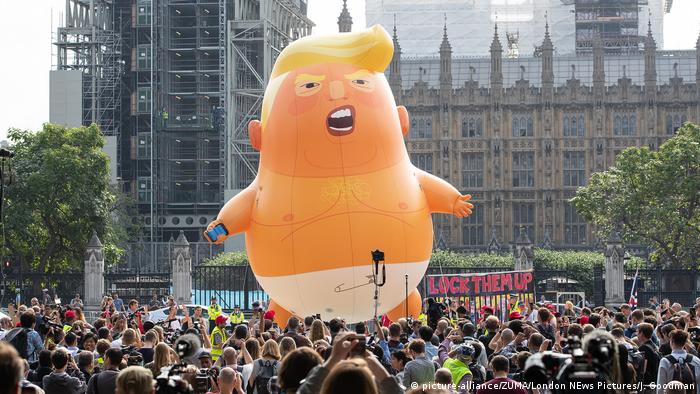 Image result for Trump baby blimp in London