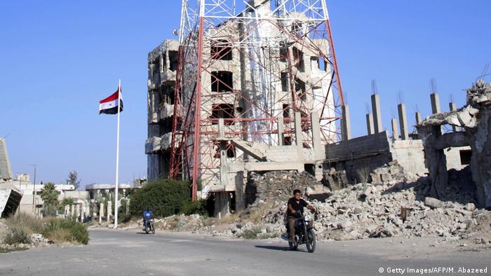 Syrien Daraa Zerstörte Häuser (Getty Images/AFP/M. Abazeed)