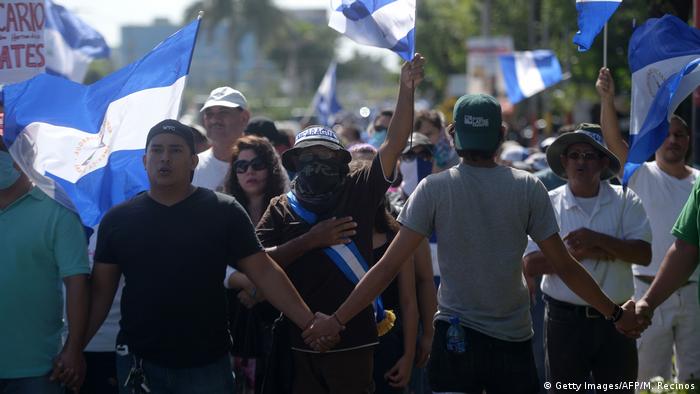 Nicaragua Rückkehr Studenten UNAN (Getty Images/AFP/M. Recinos)