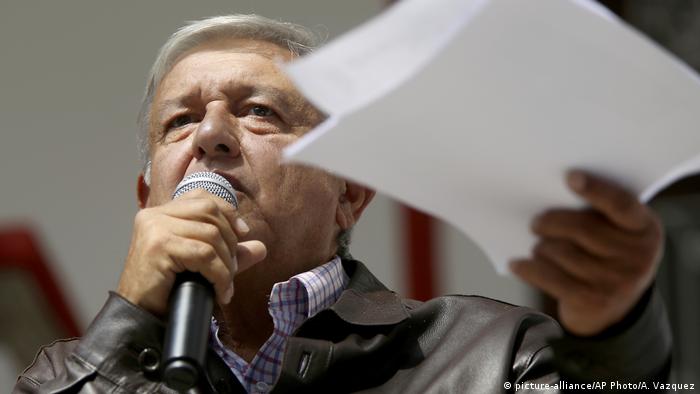 Mexiko Präsident Andres Manuel Lopez Obrador (picture-alliance/AP Photo/A. Vazquez)