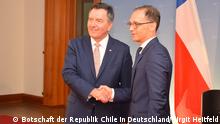 Deutschland Berlin Heiko Maas & Roberto Ampuero, Außenminister Chile