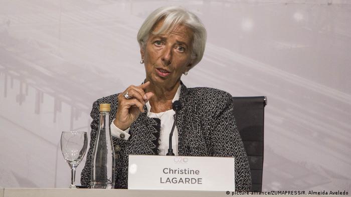 Lagarde: En el peor de los casos, el rendimiento económico mundial caerá alrededor de un 0,5 por ciento. (picture-alliance/ZUMAPRESS/R. Almeida Aveledo)