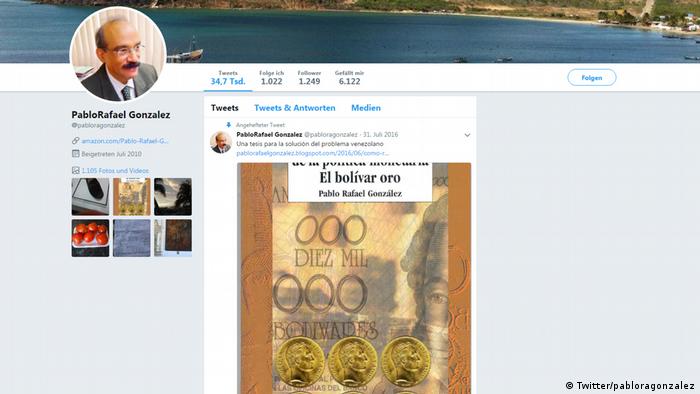 Pablo Rafael GonzÃ¡lez, autor del libro ApreciaicÃ³n crÃ­tica de la polÃ­tica monetaria. El bolÃ­var oro. 