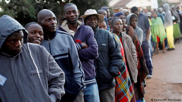 Simbabwe Präsidentenwahl (Reuters/M. Hutchings)