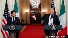 USA Washington Donald Trump & Giuseppe Conte, Ministerpräsident Italien