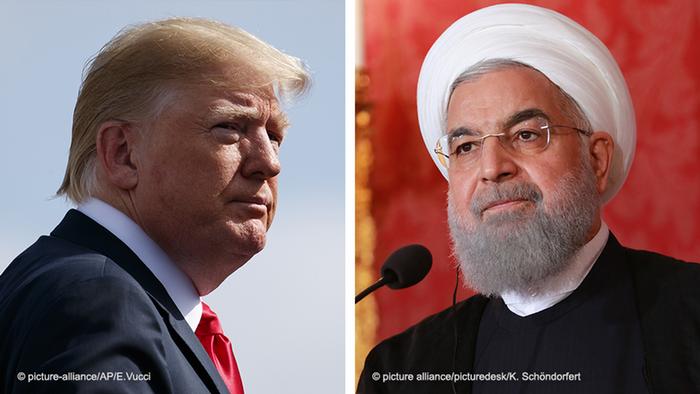 Bildkombo - Trump and Rouhani