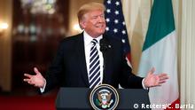 USA - Präsident Donald Trump beim Treffen mit Guiseppe Conte