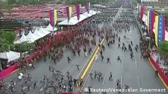 Venezuela Attentat auf Präsident Maduro (Videostill) (Reuters/Venezuelan Goverment)