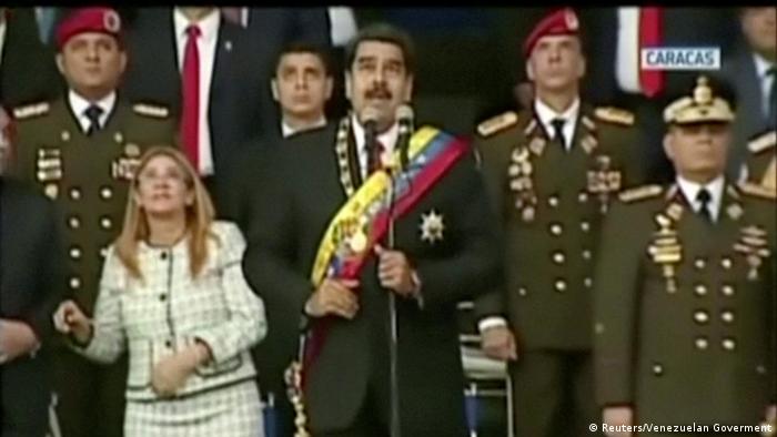 Venezuela Attentat auf Präsident Maduro (Videostill) (Reuters/Venezuelan Goverment)