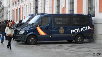 Машина испанской полиции
