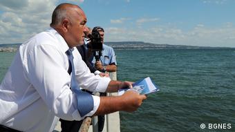 Premier Borissov besichtigt Infrastrukturprojekte in Warna, am Schwarzen Meer (BGNES)