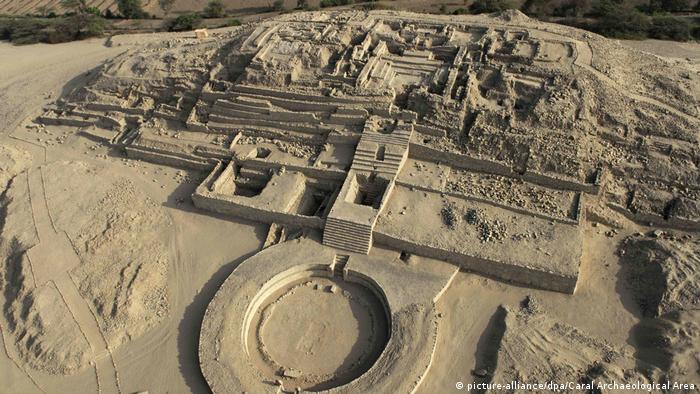 Perú Archäologie Caral Stadt (imagen-alianza / dpa / Área Arqueológica de Caral)