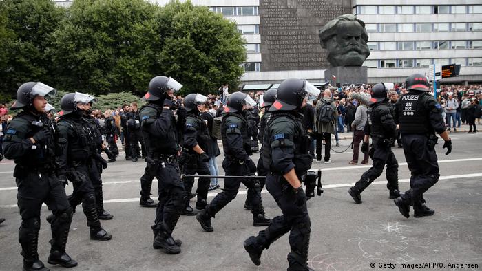 Chemnitz - Proteste nach Todesfall (Getty Images/AFP/O. Andersen)