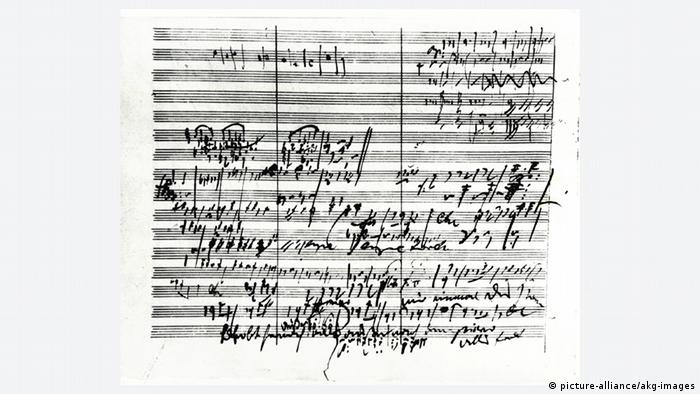 Anotações de Beethoven sobre a Sinfonie Nº 5