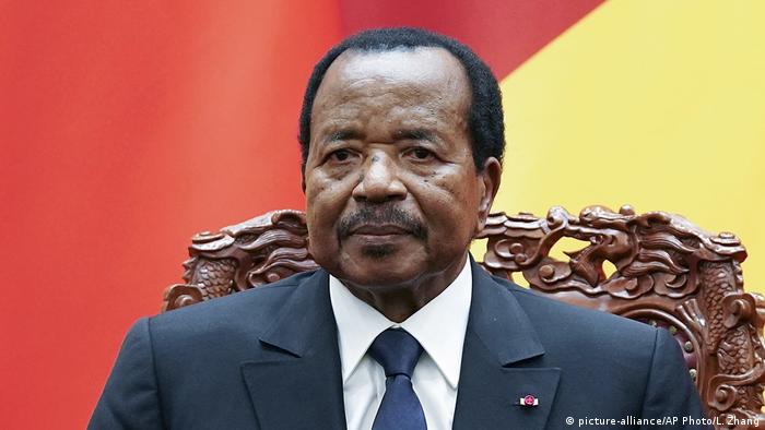 China Peking - Kameruns Präsident Paul Biya (picture-alliance/AP Photo/L. Zhang)