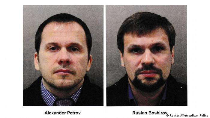 Александр Петров и Руслан Боширов, разыскиваемые по подозрению в отравлении Скрипалей