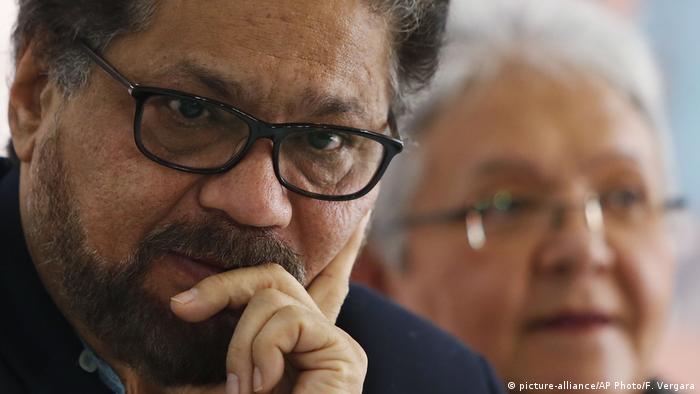 Kolumbien ehem. FARC-Anführer Ivan Marquez (picture-alliance/AP Photo/F. Vergara)